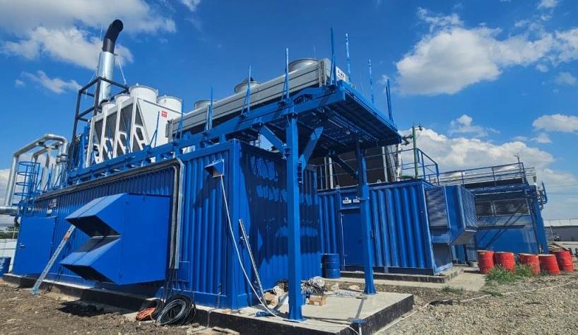 Газопоршневая электростанция БКЭМ ГП НОРД-2000/10,5-У1 в контейнере, номинальная мощность 2000 кВт, на базе ГПУ MWM 2020V20 с системой утилизации тепла