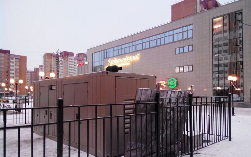 ДГУ 240 кВт контейнерного исполнения для супермаркета «SPAR»