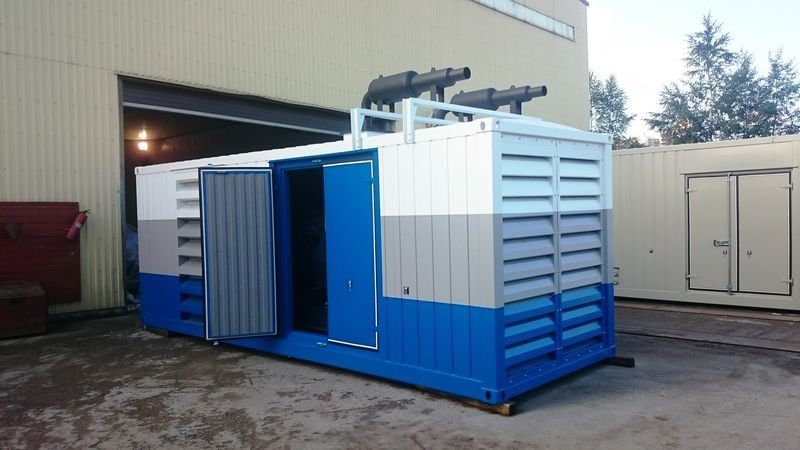 ДГУ в блок-контейнере мощностью 400 кВА для ПС «Исконная»