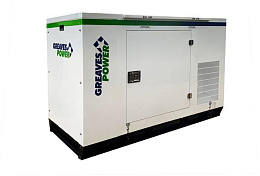 Дизельный генератор Greaves GPWII-PII-62.5С в кожухе на шасси 3G11TAG25