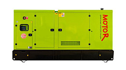 Дизельный генератор Motor АД 300-Т400 в кожухе на шасси 6D12D320A