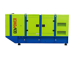 Дизельный генератор GenPower GNT-LRY 350 OTOSK в кожухе с АВР 270 LXA