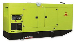 Дизельный генератор Pramac GSW650V в кожухе на шасси с АВР TAD1642GE