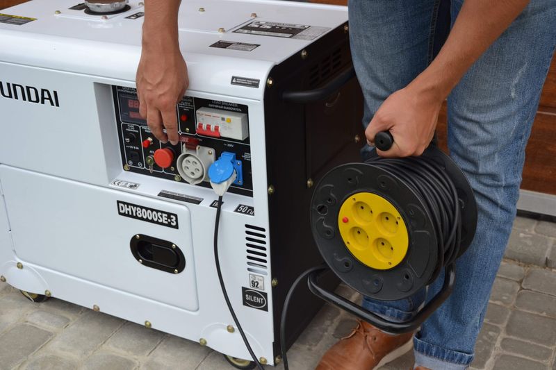 Дизель-генератор Hyundai DHY 8000SE