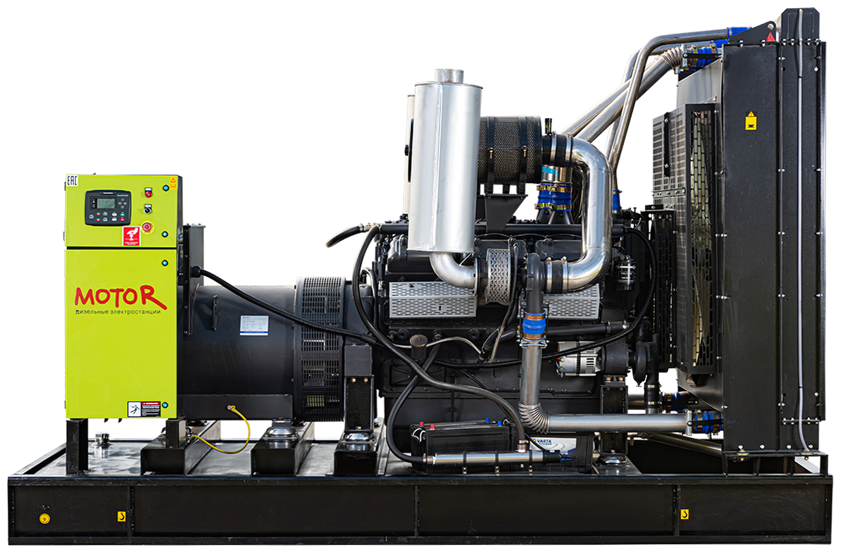 Дизельный генератор Motor Yuchai 360 кВт открытая