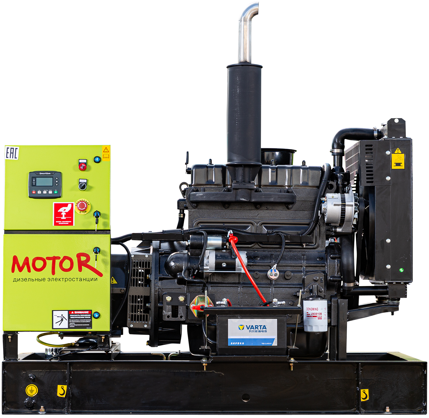 Дизельный генератор Motor Ricardo 20 кВт открытая