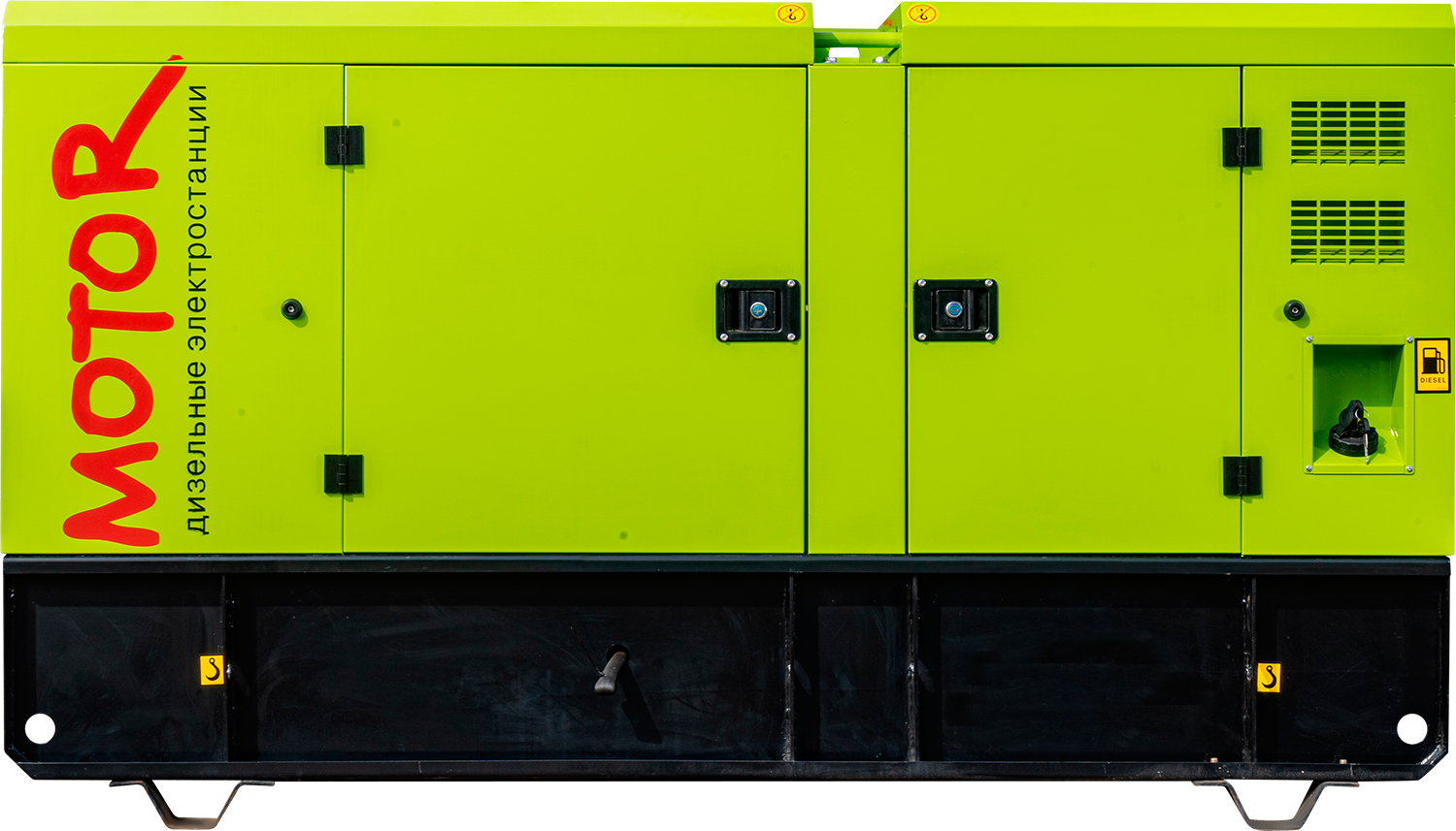 Дизельный генератор Motor Ricardo 120 кВт в шумозащитном кожухе