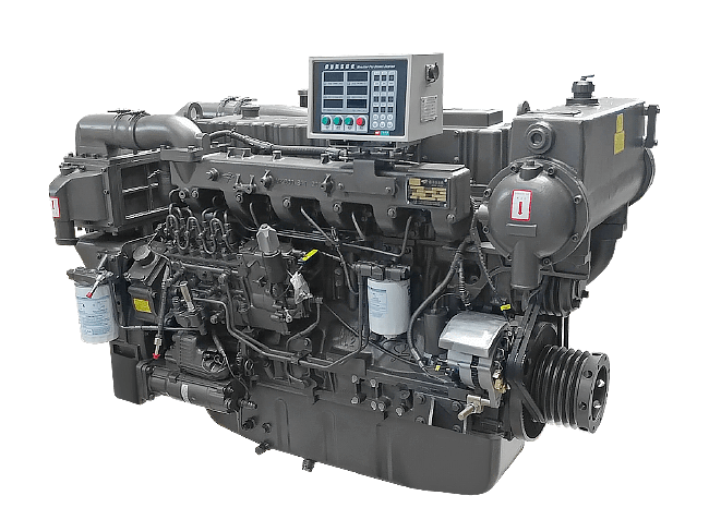 Главный судовой двигатель пропульсивной установки YUCHAI 192 кВт