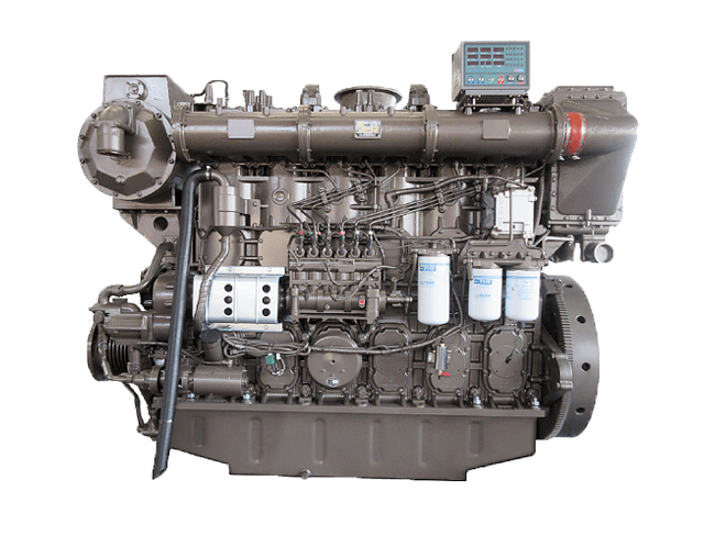 Главный судовой двигатель пропульсивной установки YUCHAI 1029 кВт