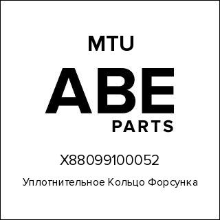 Уплотнительное Кольцо Форсунка MTU X88099100052