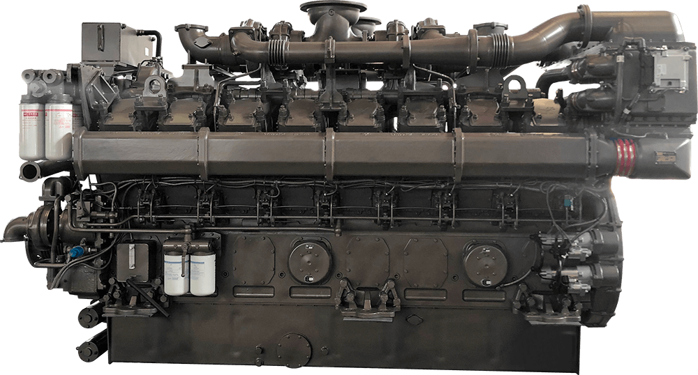 Главный судовой двигатель пропульсивной установки YUCHAI 2940 кВт