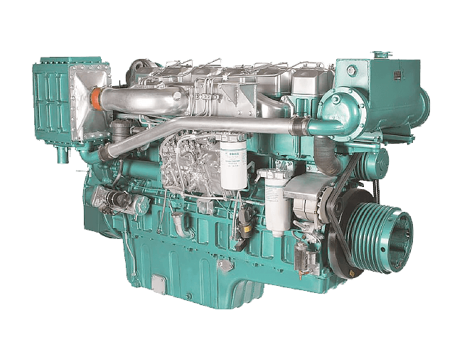 Главный судовой двигатель пропульсивной установки YUCHAI 441 кВт