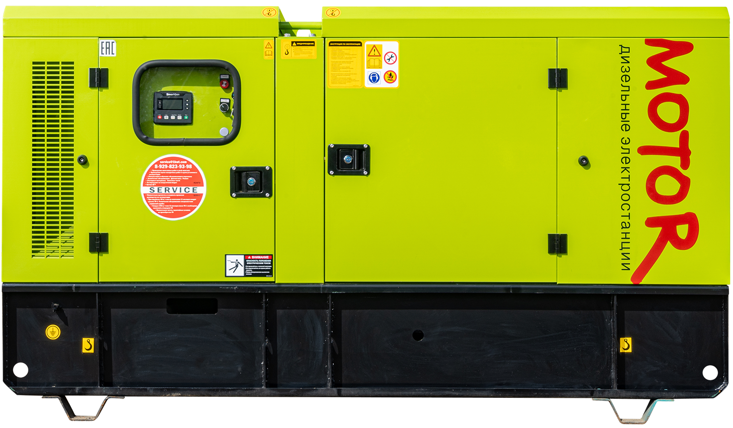 Дизельный генератор Motor Ricardo 100 кВт в шумозащитном кожухе